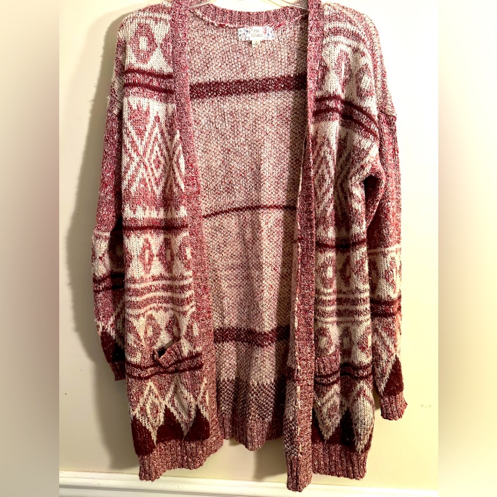 Pink Republic Pink Cardigan size Large